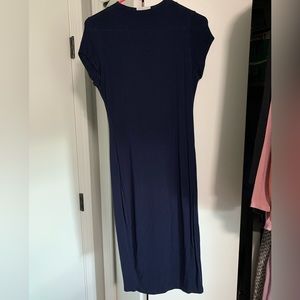 Navy blue bodycon dress